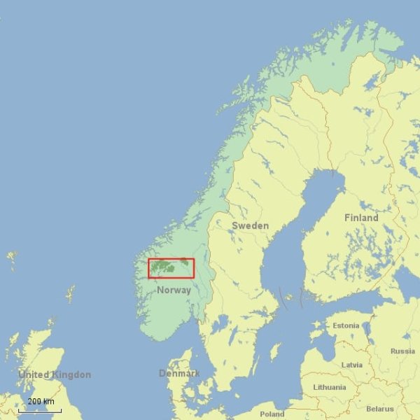 Norway Inn-to-Inn map