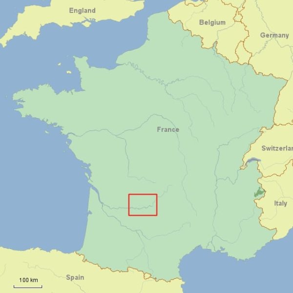 Dordogne on Foot - France Walking Tour map