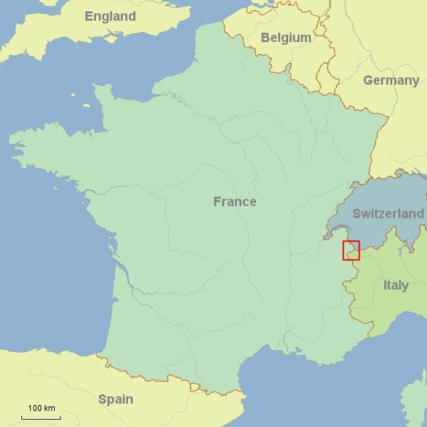 Self-Guided Tour du Mont Blanc Hike map